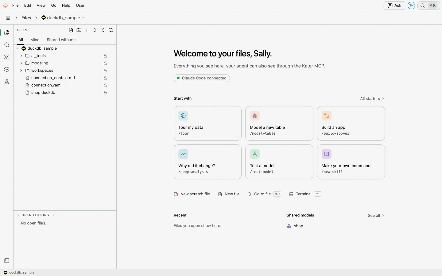 Files, Ask and live sessions: your agent sees what you see